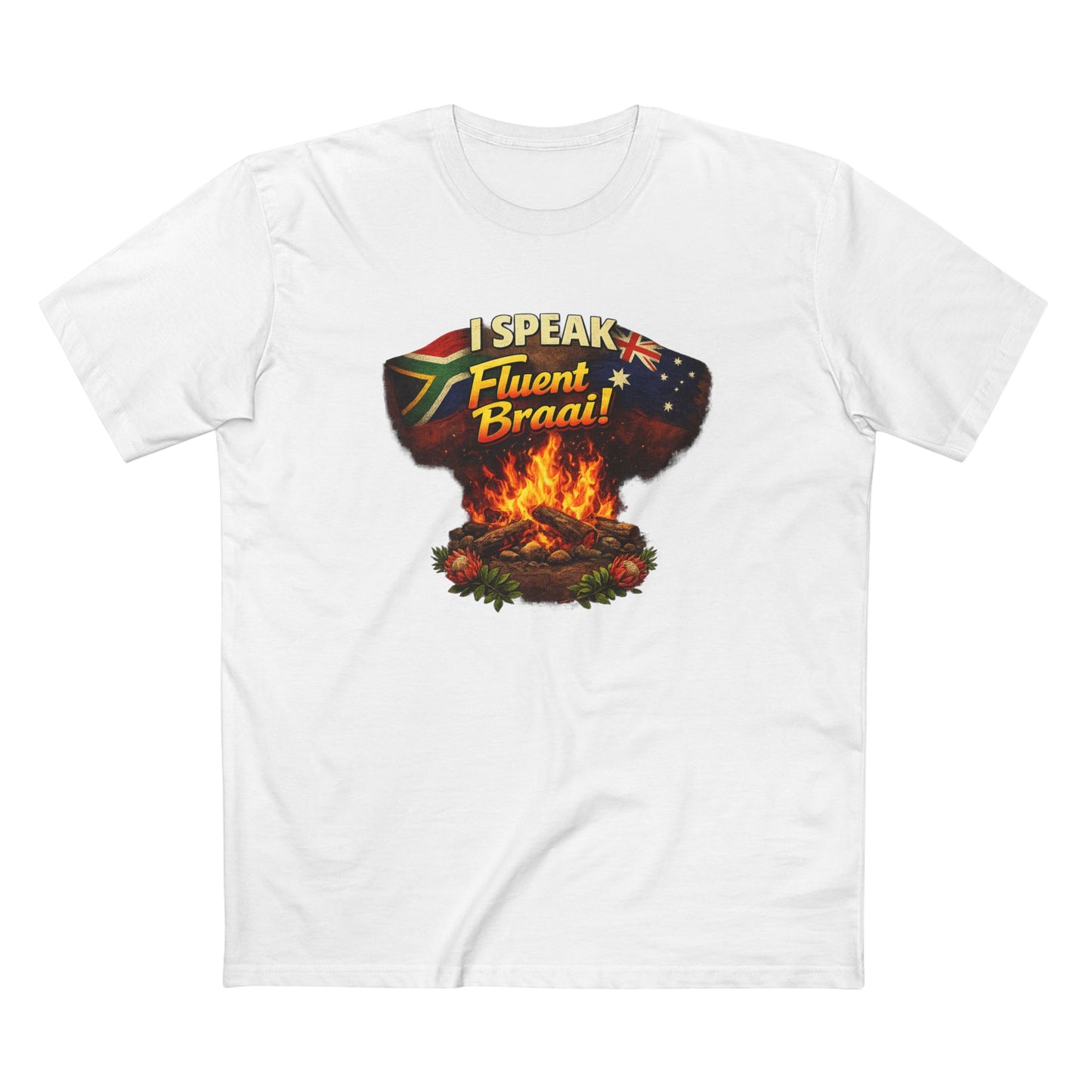 I Speak Fluent Braai T‑Shirt — South African and Australia