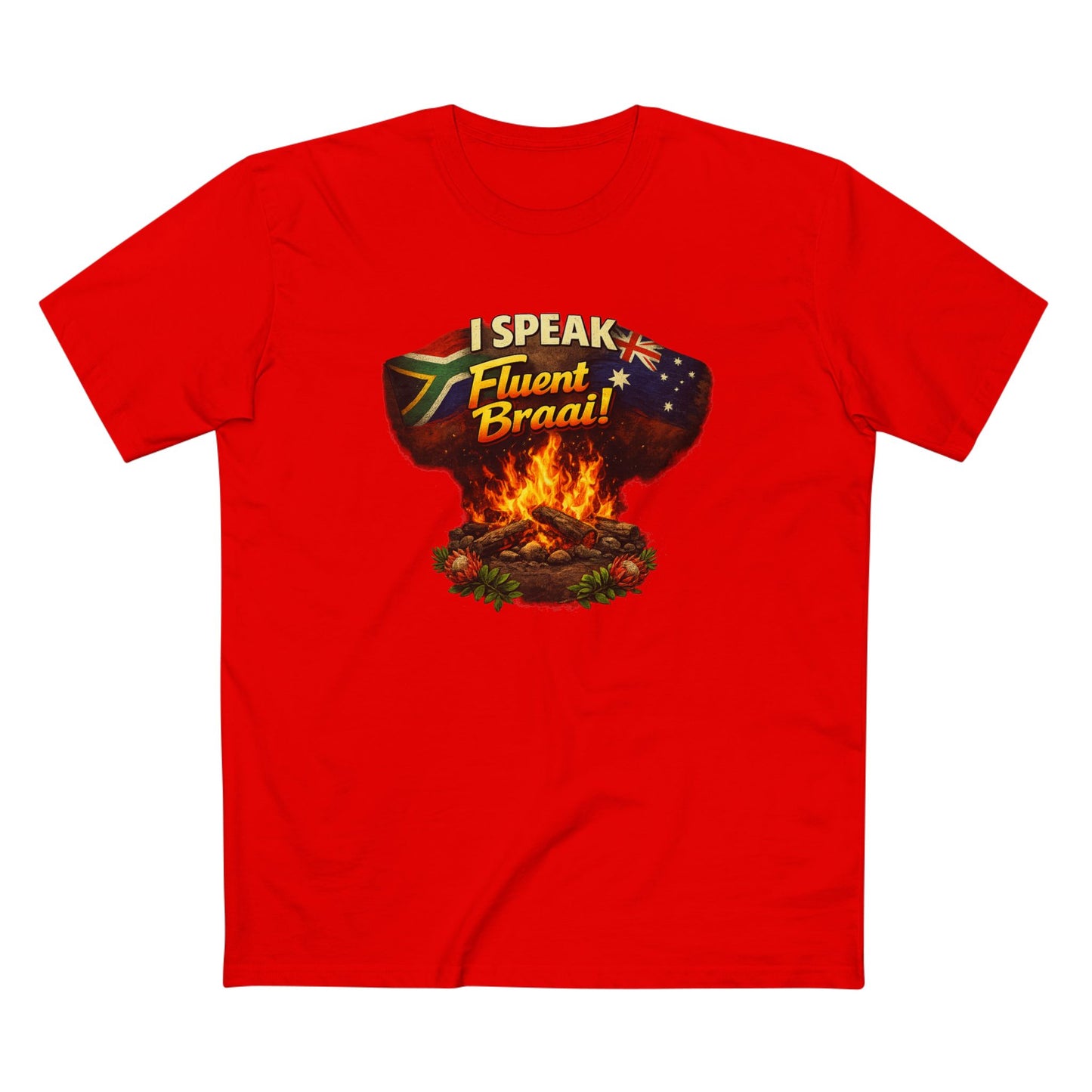 I Speak Fluent Braai T‑Shirt — South African and Australia