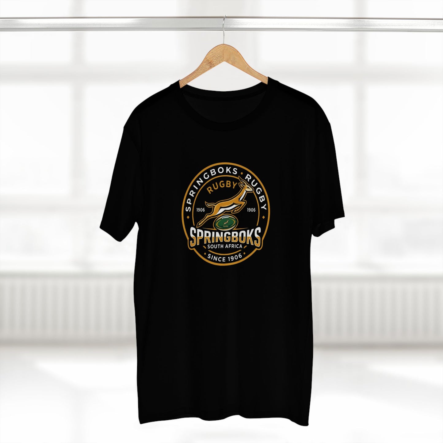 Springboks Rugby Crest T-Shirt — South Africa Heritage Tee