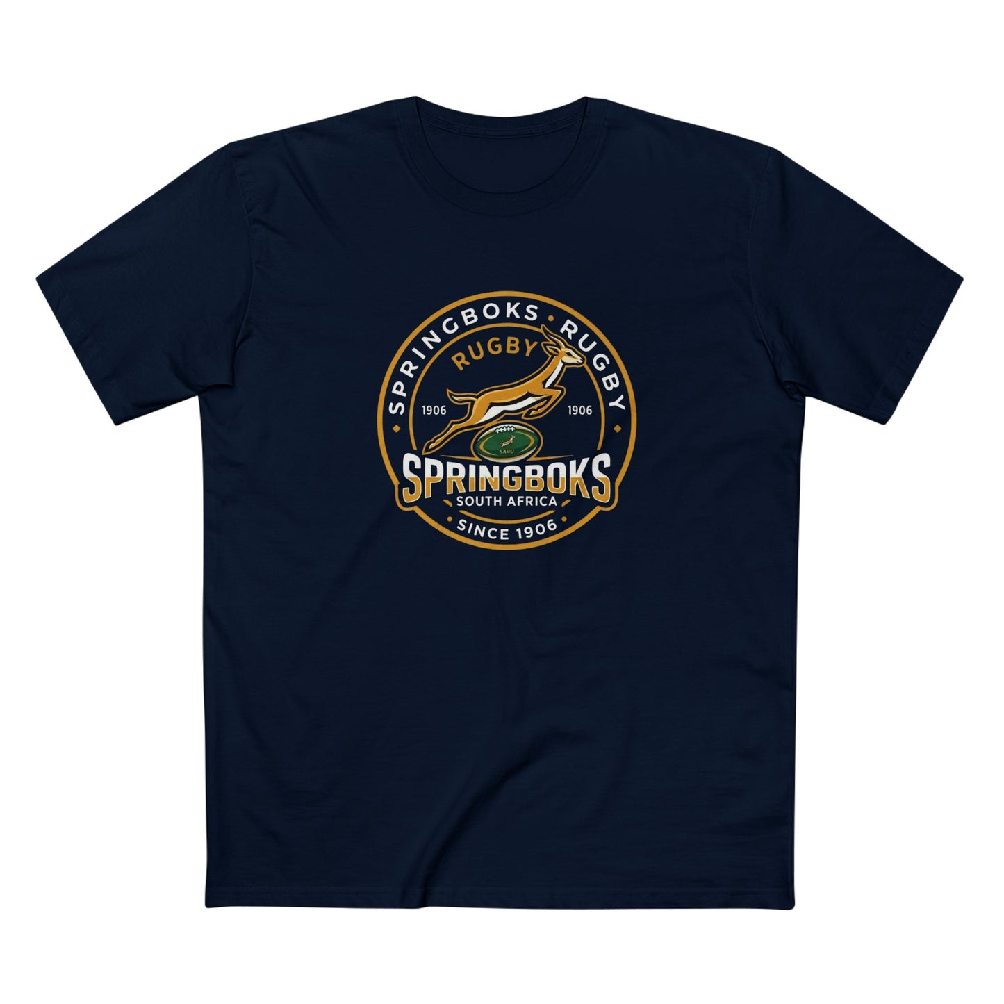 Springboks Rugby Crest T-Shirt — South Africa Heritage Tee