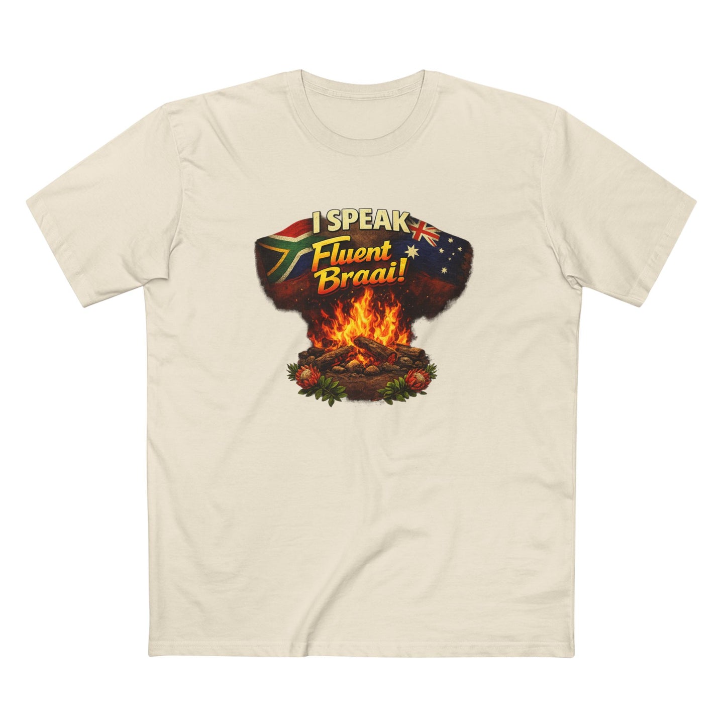 I Speak Fluent Braai T‑Shirt — South African and Australia