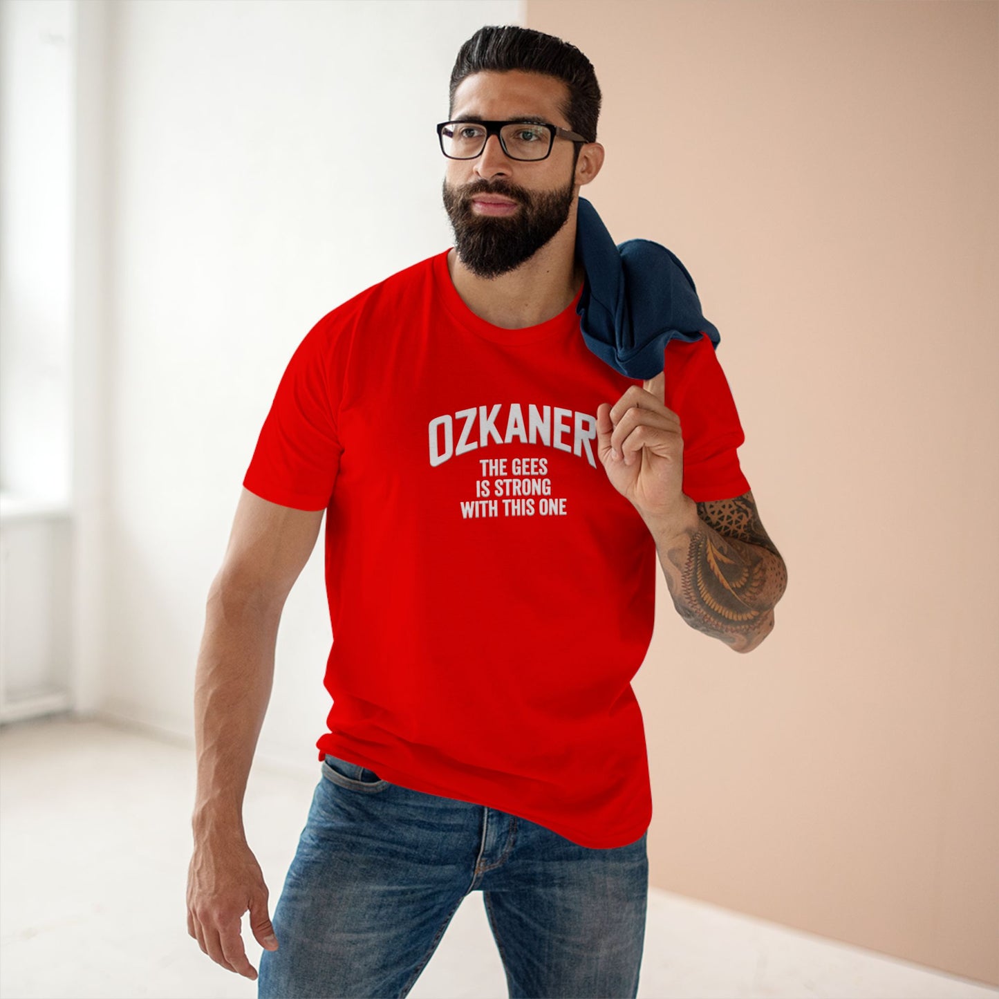 OZKANER Tee — “The Gees Is Strong With This One” Funny Fan Shirt
