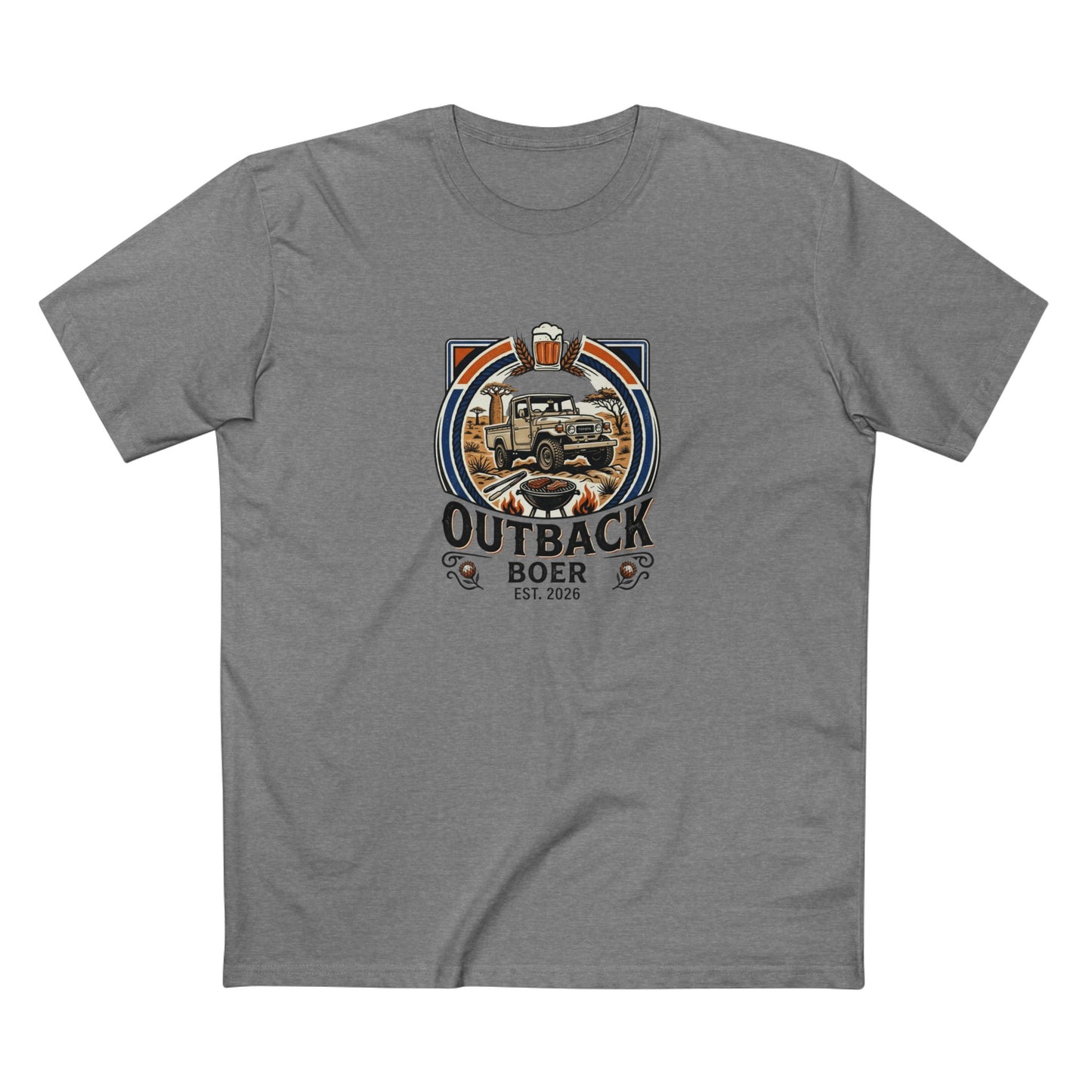 Outback Boer T‑Shirt — Black Writing