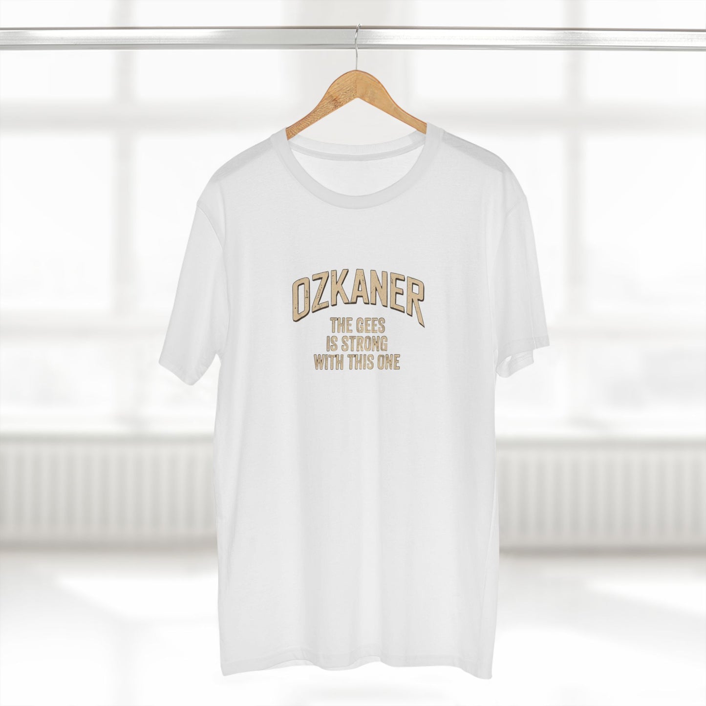OZKANER Strength Tee — "The Ones Be Strong With This One" Cream
