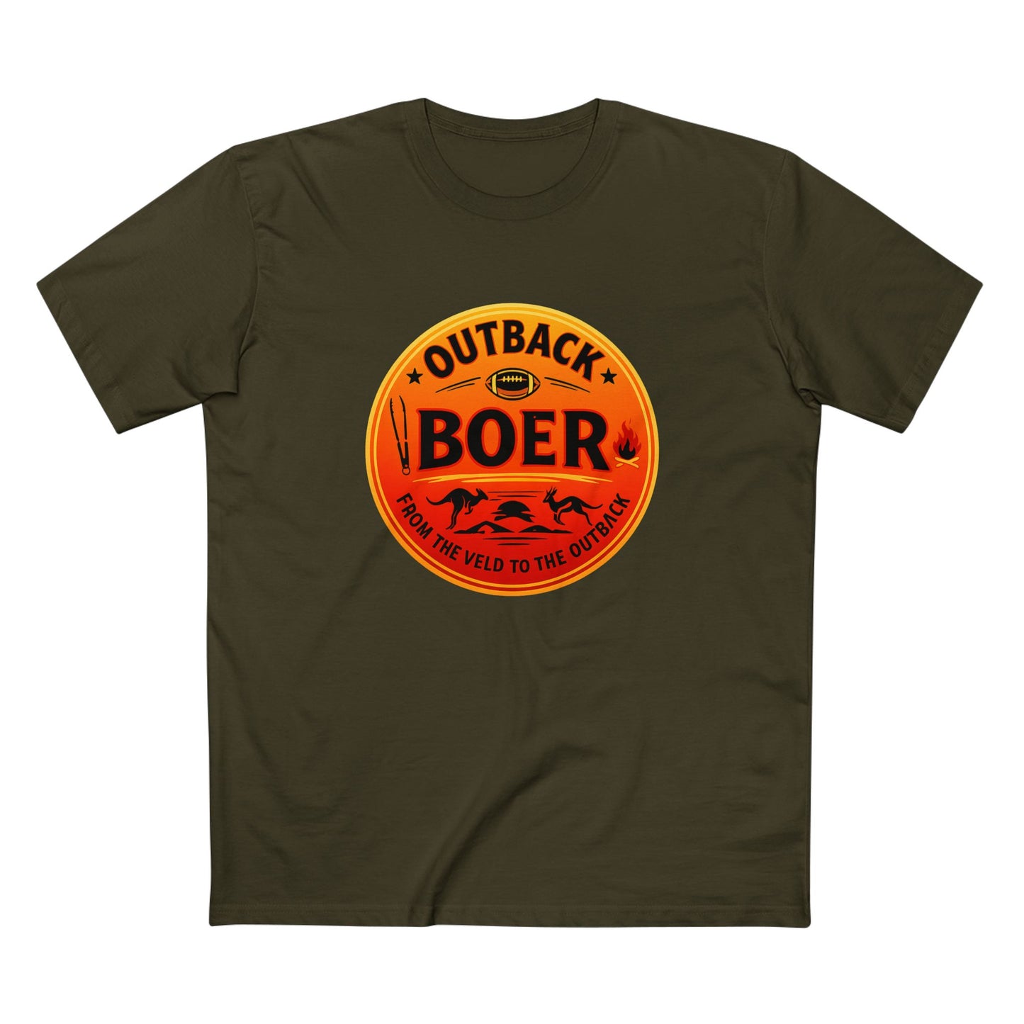 Outback Boer Logo T-Shirt | Orange