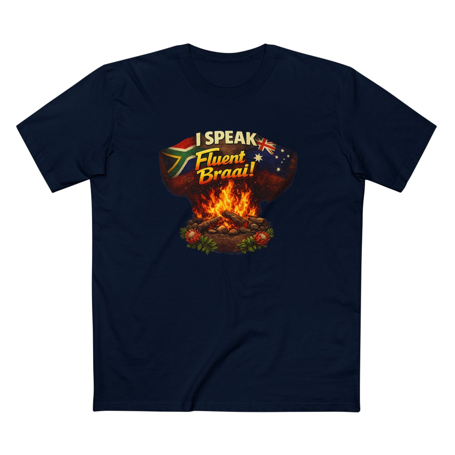 I Speak Fluent Braai T‑Shirt — South African and Australia