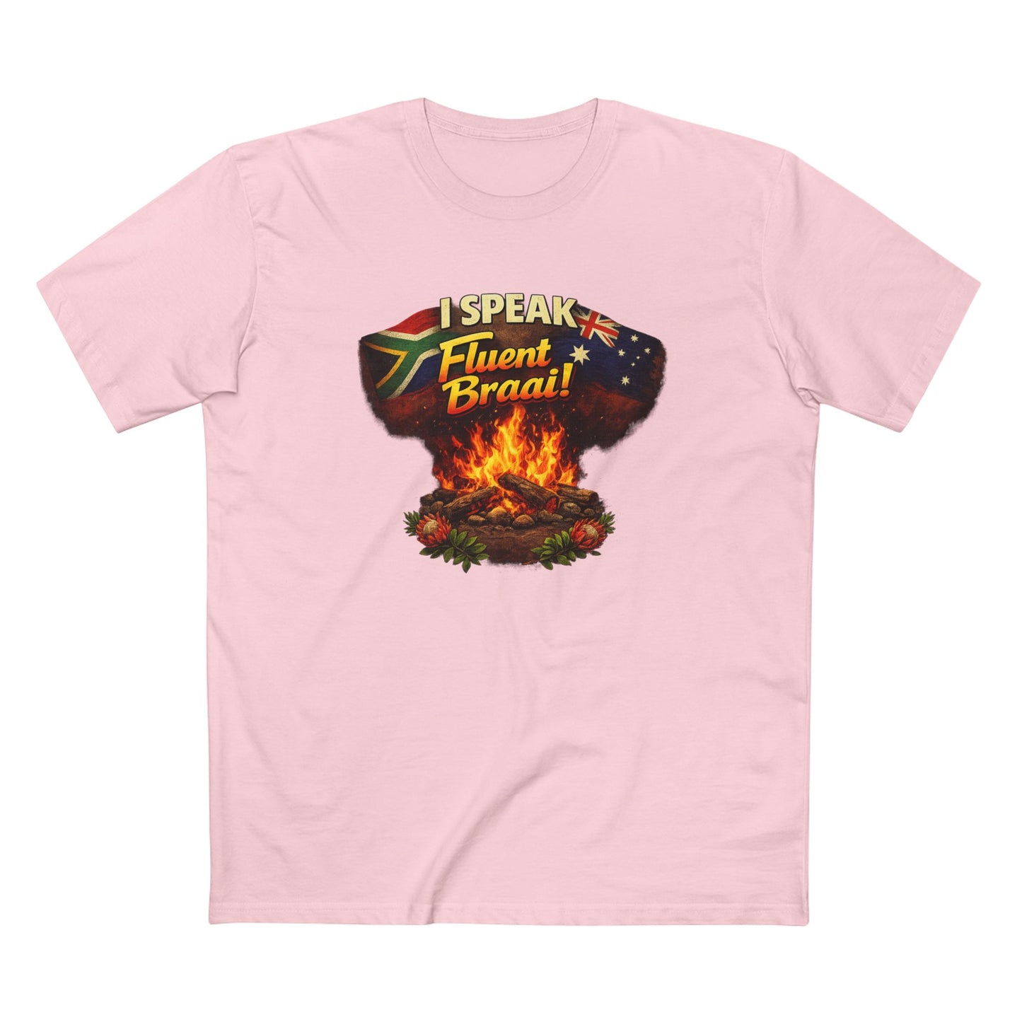 I Speak Fluent Braai T‑Shirt — South African and Australia
