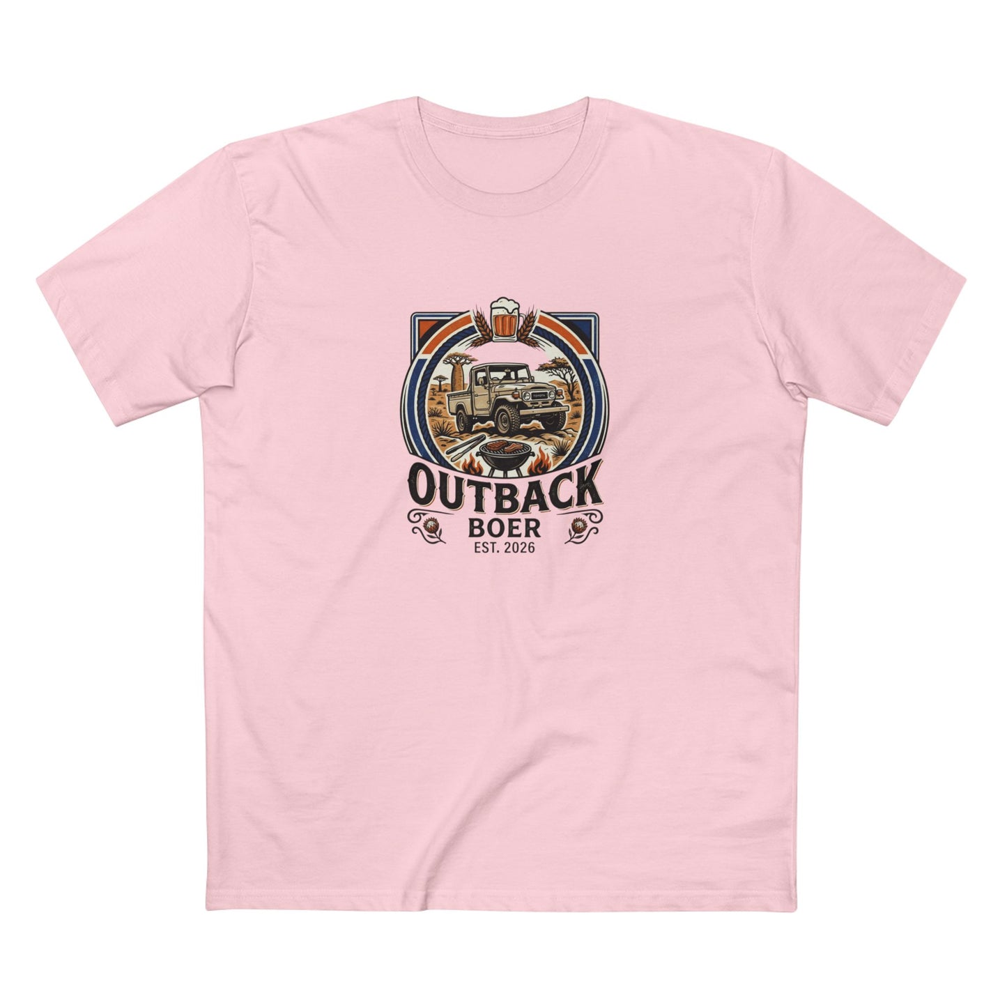 Outback Boer T‑Shirt — Black Writing