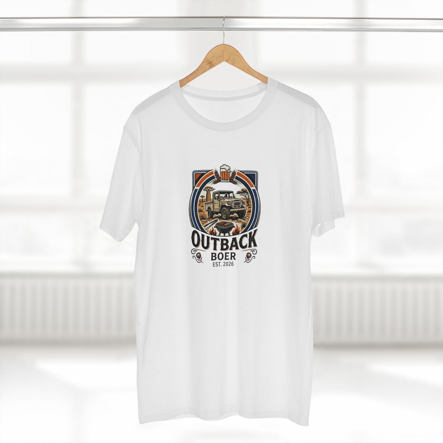 Outback Boer T‑Shirt — Black Writing