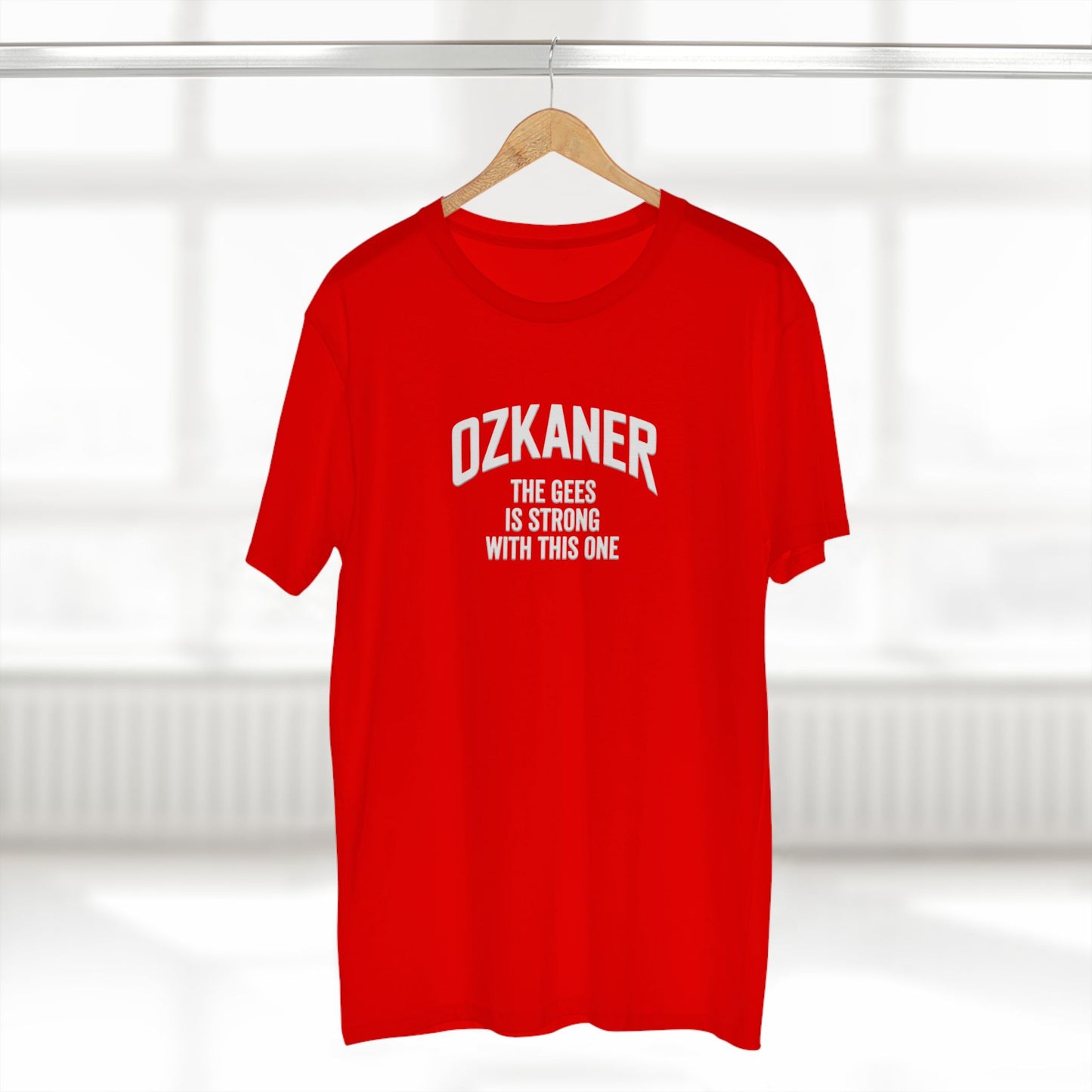 OZKANER Tee — “The Gees Is Strong With This One” Funny Fan Shirt