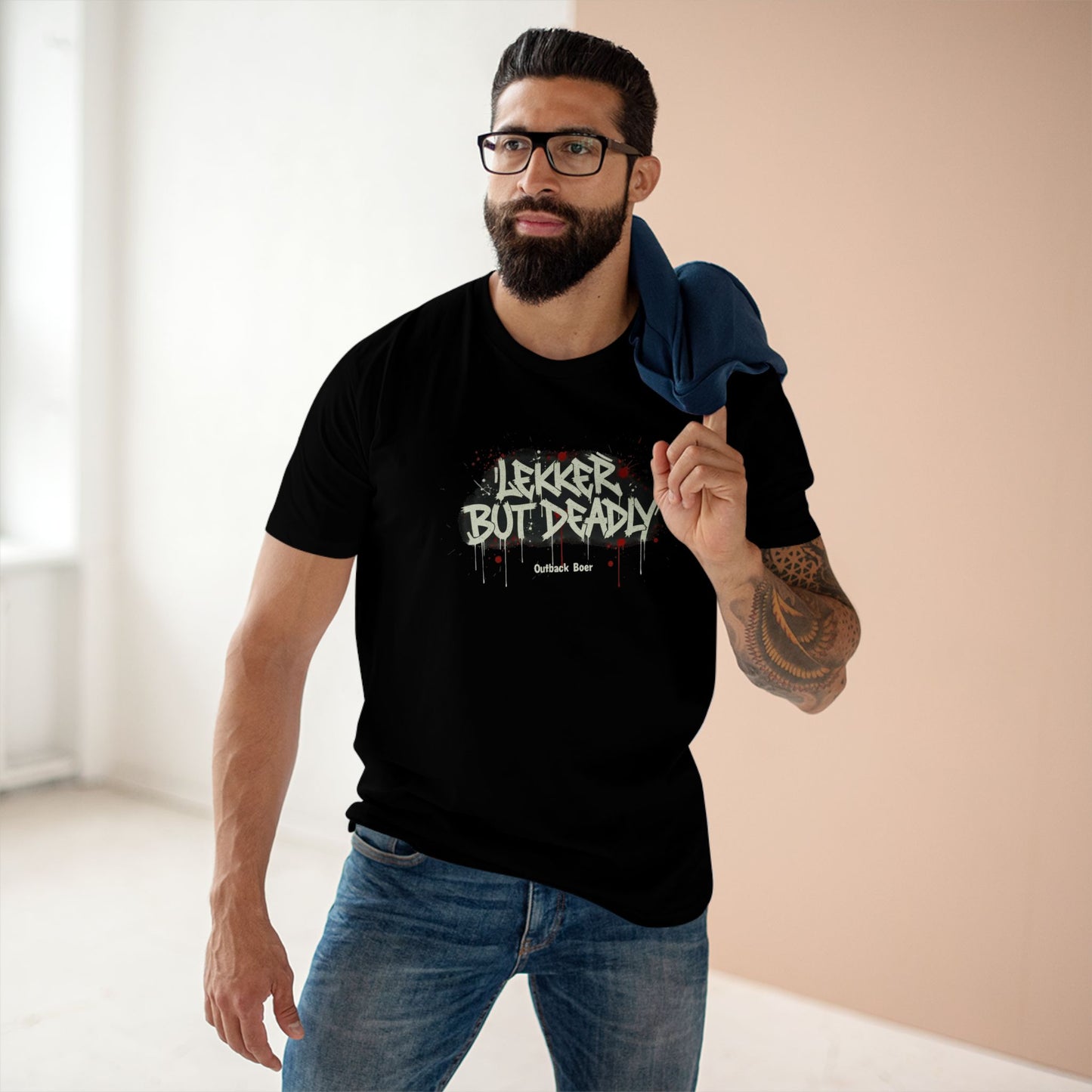T-Shirt — "Lekker But Deadly" Graffiti Style Tee