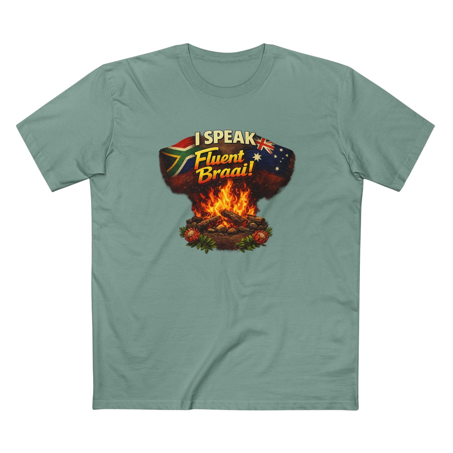 I Speak Fluent Braai T‑Shirt — South African and Australia