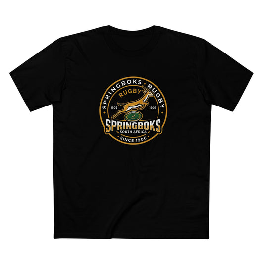 Springboks Rugby Crest T-Shirt — South Africa Heritage Tee
